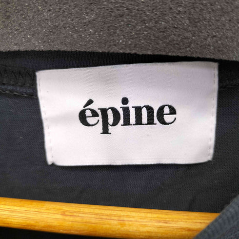 エピヌ epine Nulle rose sans épine tee black レディース