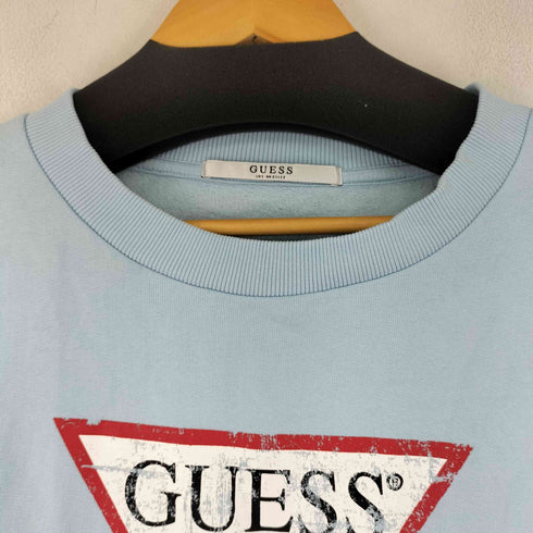ゲス GUESS フロントプリントクロップドスウェット レディース import:XS