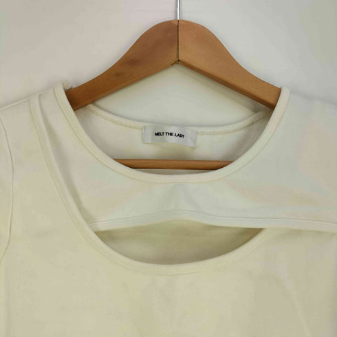 メルトザレディ Melt the lady Round Cut Out Dress ラウンド カット アウト ワンピース レディース FREE