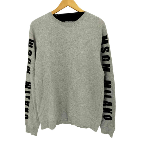 エムエスジーエム MSGM 16AW サイドロゴ ラグラン クルーネックスウェット メンズ import:S