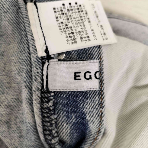 エゴイスト EGOIST EGストレートデニムオーバーオール レディース 1