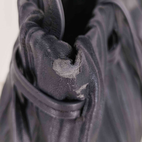 ザラ ZARA 2WAY プリーツ フェイクレザー ショルダーバッグ レディース