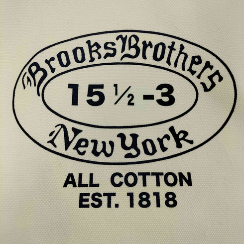 ブルックスブラザーズ BROOKS BROTHERS コットンキャンバス ラベルプリント トートバック メンズ