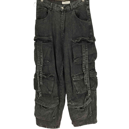 アドラー ADRER parachute cargo pants denim TR パラシュート カーゴ パンツ デニム メンズ JPN:M