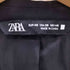 ザラ ZARA COOL COMFORT 3ポケット 2B シングルブレスト テーパード ジャケット メンズ 38