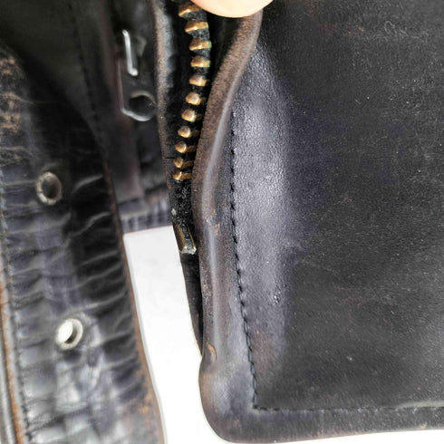Aero Leather 旧タグ TALONジップ ダブルライダースジャケット メンズ US:38