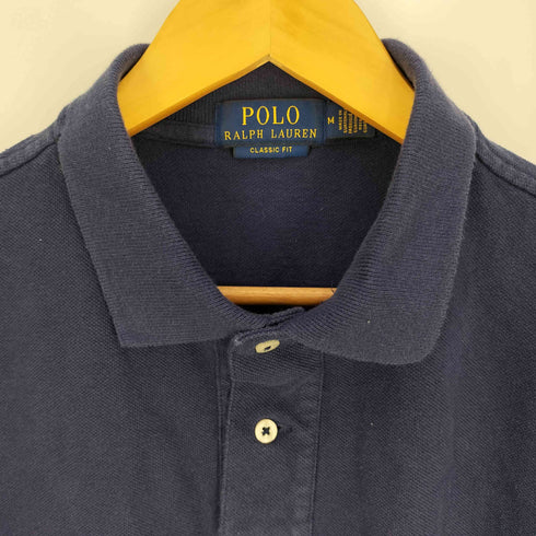 ポロラルフローレン POLO RALPH LAUREN CLASSIC FIT ポニー刺繍 鹿の子 ポロシャツ メンズ import:M