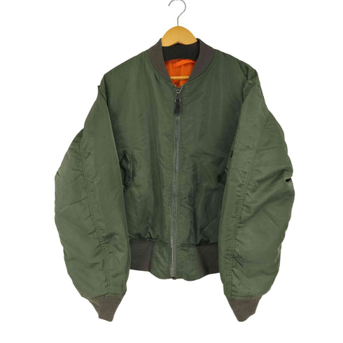 アルファインダストリーズ ALPHA INDUSTRIES USA製 IDEAL ZIP MA-1 フライトジャケット メンズ import:L
