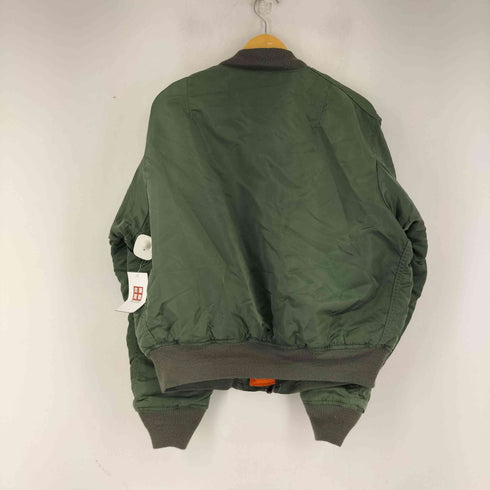 アルファインダストリーズ ALPHA INDUSTRIES USA製 IDEAL ZIP MA-1 フライトジャケット メンズ import:L