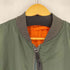 アルファインダストリーズ ALPHA INDUSTRIES USA製 IDEAL ZIP MA-1 フライトジャケット メンズ import:L