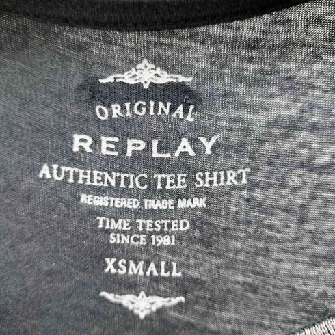 リプレイ REPLAY 総柄 S/S Tシャツ レディース import:XS