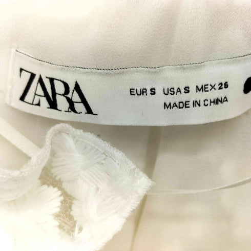 ザラ ZARA Textured Weave Mini Dress 長袖ワンピース レディース import:S