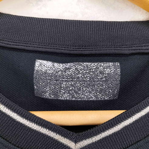 ナイキエフシーアールビー NIKE F.C.R.B 00s フロントロゴ刺繍 Vネック メッシュカットソー メンズ