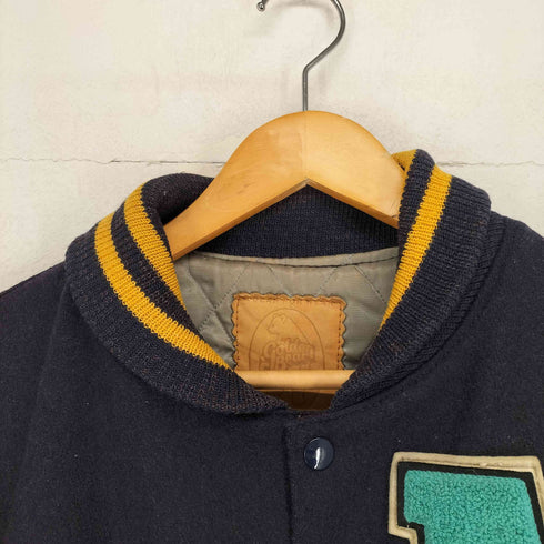 ゴールデンベアー Golden bear 80s MADE IN USA 両面刺繍デザイン スタジャン メンズ JPN:M