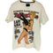 BLACK FLASH ブラック フラッシュ コットン 英字 セクシー ガール マシンガン プリント Tシャツ メンズ L
