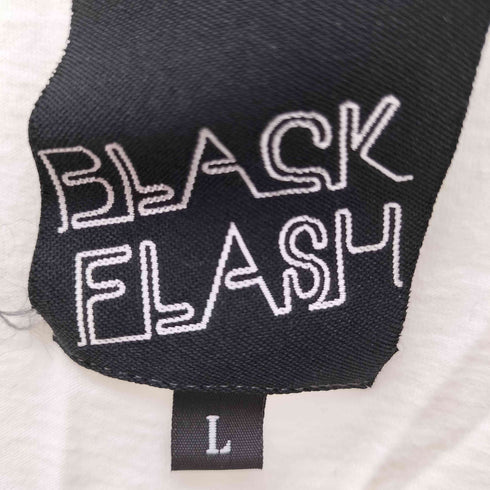 BLACK FLASH ブラック フラッシュ コットン 英字 セクシー ガール マシンガン プリント Tシャツ メンズ L