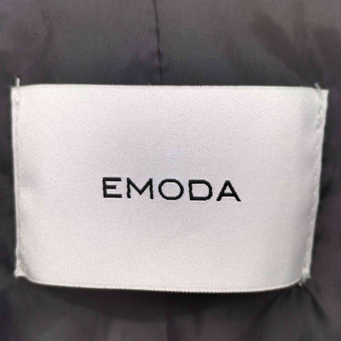 エモダ EMODA フェイクレザーダブルライダースジャケット レディース FREE
