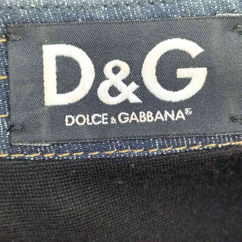 ドルチェアンドガッバーナ DOLCE&GABBANA 襟デニムドッキングスタンドカラージャケット レディース import:S