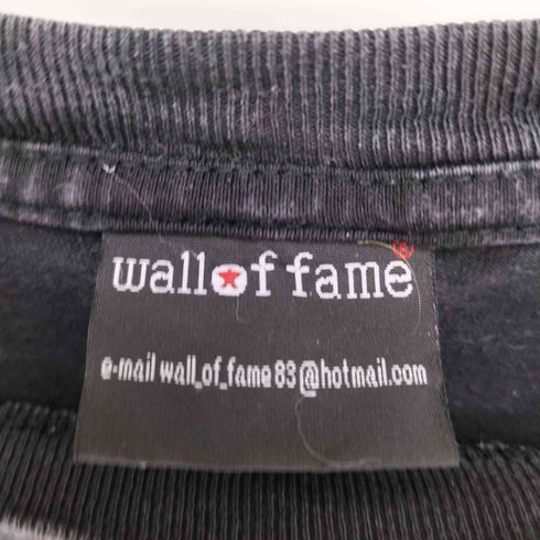 ウォールオブフェイム wall of fame HORROR BUSINESS 両面プリント コピーライト 2006年 バンド L/S カットソー メンズ