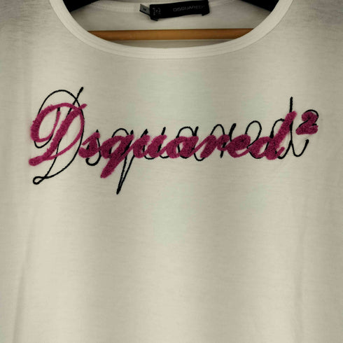ディースクエアード DSQUARED2 フロント刺繍 S/S Tシャツ レディース import:M
