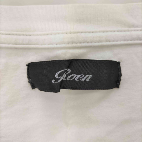 ロエン Roen 両面プリント スカル Vネック S/S Tシャツ メンズ JPN:L