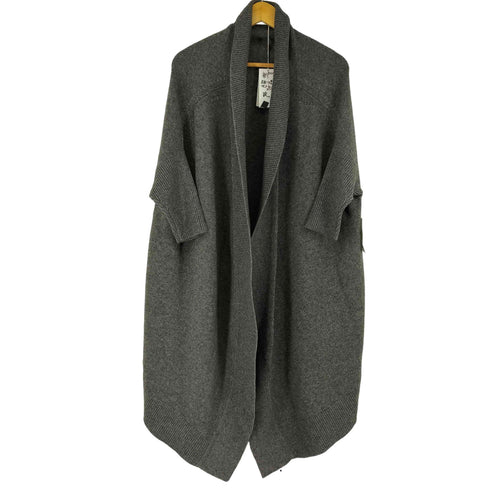 ボスヒューゴボス BOSS HUGO BOSS ウール カシミヤ混 ボタンレス カーディガン レディース XS