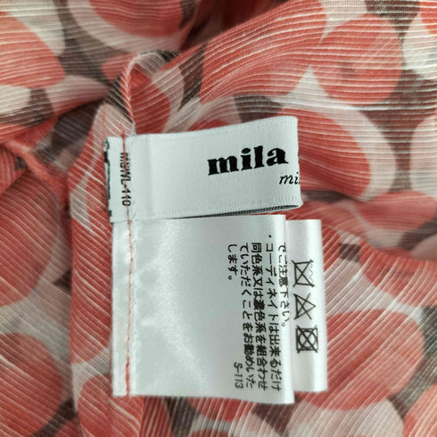ミラショーン mila schon S/S ドット シアーブラウス レディース