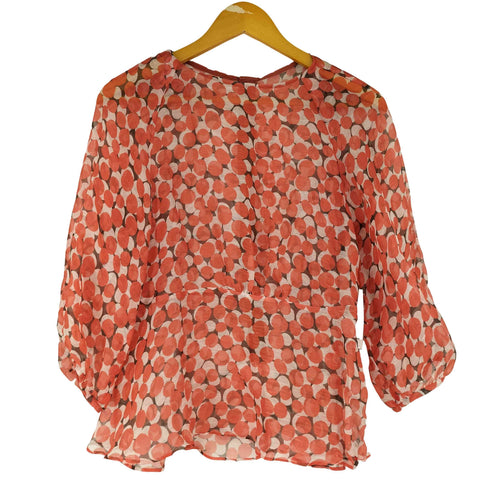 ミラショーン mila schon S/S ドット シアーブラウス レディース