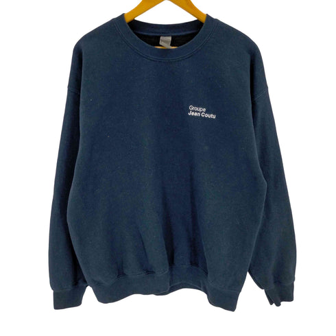 ギルダン GILDAN 企業ロゴ刺繍クルーネックスウェット メンズ import:L