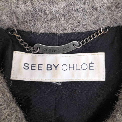 シーバイクロエ SEE BY CHLOE アルパカモヘア混コート レディース