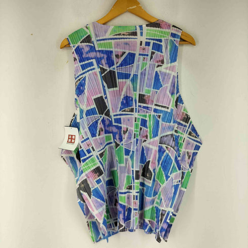 プリーツプリーズイッセイミヤケ PLEATS PLEASE ISSEY MIYAKE 23SS CANAL プリーツ ノースリーブ トップス レディース JPN:3