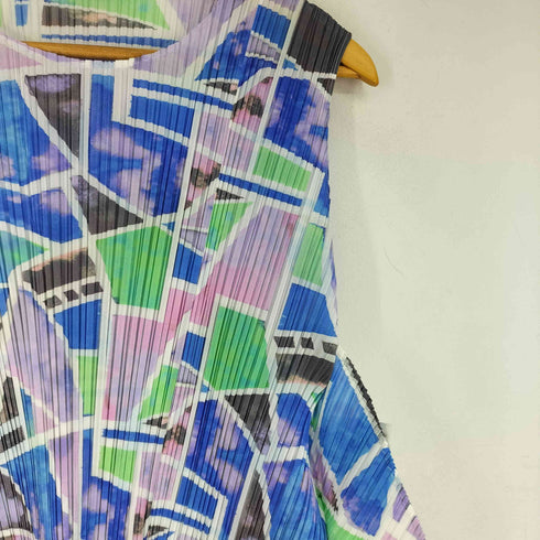 プリーツプリーズイッセイミヤケ PLEATS PLEASE ISSEY MIYAKE 23SS CANAL プリーツ ノースリーブ トップス レディース JPN:3