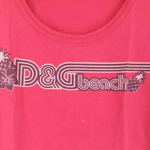 ドルチェアンドガッバーナ DOLCE&GABBANA フロントプリントタンクトップ レディース import:M