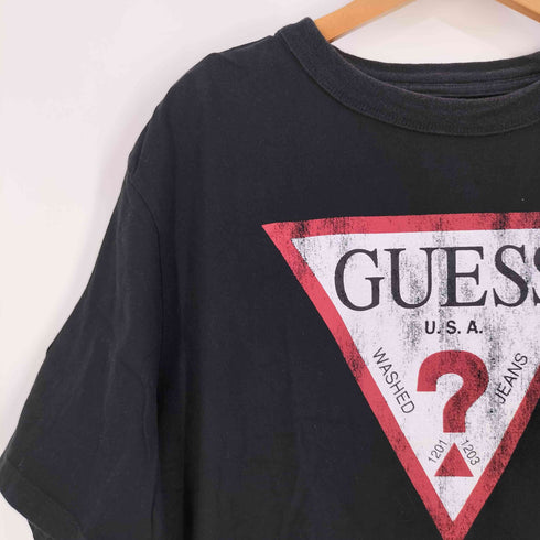 ゲスジーンズ GUESS JEANS トライアングル ロゴプリント クルーネックTシャツ メンズ import:L