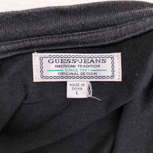 ゲスジーンズ GUESS JEANS トライアングル ロゴプリント クルーネックTシャツ メンズ import:L