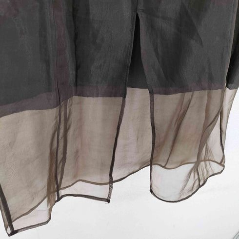 ザラ ZARA 23aw ORGANZA SWEETHEART NECKLINE DRESS オーガンザワンピース スイートハートネック レディース import:S