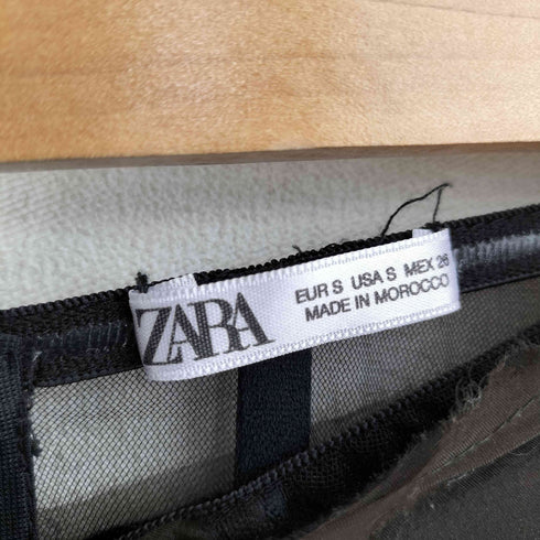 ザラ ZARA 23aw ORGANZA SWEETHEART NECKLINE DRESS オーガンザワンピース スイートハートネック レディース import:S
