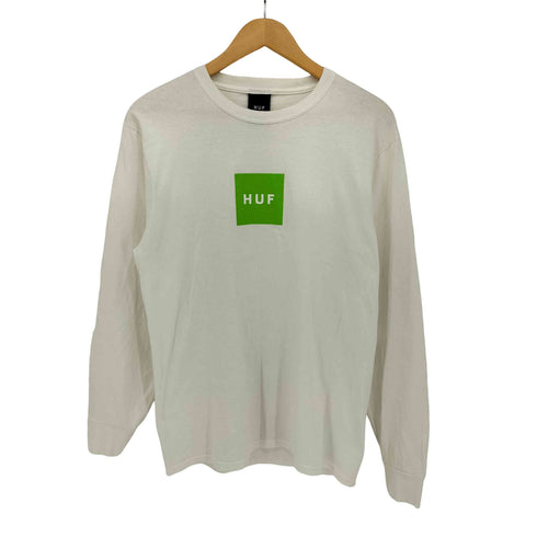 ハフ HUF ボックスロゴ プリント L/S Tシャツ メンズ import:M