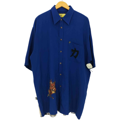 ファーストダウン FIRST DOWN 90s 福斯特 和柄シャツ メンズ import:XXL