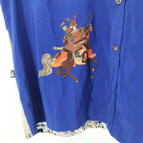 ファーストダウン FIRST DOWN 90s 福斯特 和柄シャツ メンズ import:XXL