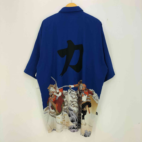ファーストダウン FIRST DOWN 90s 福斯特 和柄シャツ メンズ import:XXL