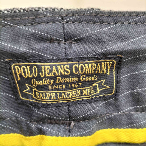 ポロジーンズカンパニーラルフローレン POLO JEANS COMPANY RALPH LAUREN ウール ローライズ ワイド フレア スラックス パンツ Y2K レディース 4