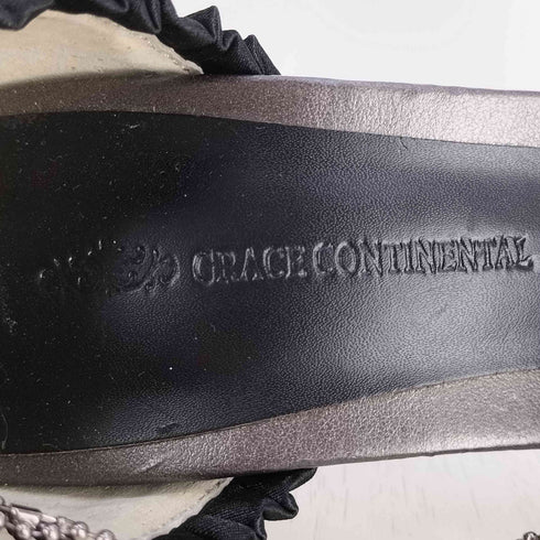 グレースコンチネンタル GRACE CONTINENTAL ジュエル チェーンストラップ ヒールパンプス レディース 37