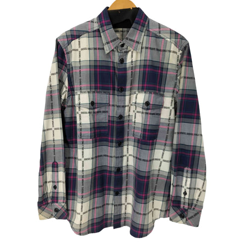 ディーゼル DIESEL S-MILLER-A CHECKED REGULAR SHIRT メンズ JPN:M