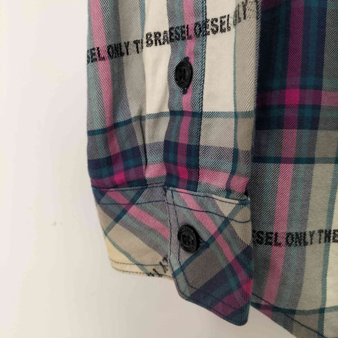 ディーゼル DIESEL S-MILLER-A CHECKED REGULAR SHIRT メンズ JPN:M