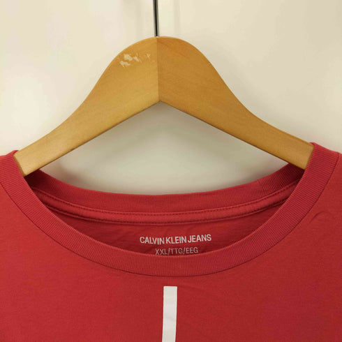 カルバンクラインジーンズ Calvin Klein Jeans CK ロゴ プリント S/S Tシャツ メンズ import:XXL