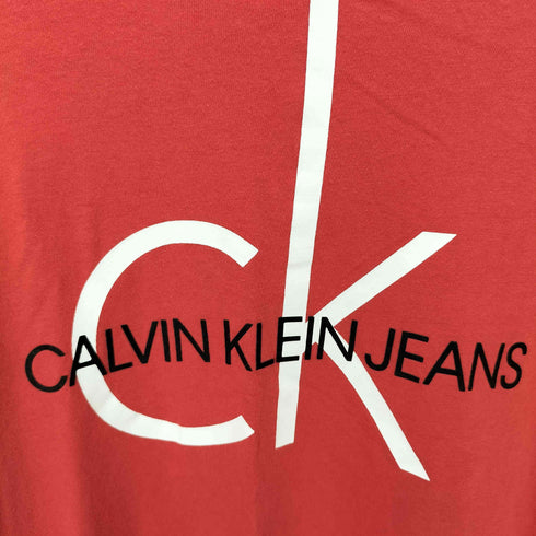 カルバンクラインジーンズ Calvin Klein Jeans CK ロゴ プリント S/S Tシャツ メンズ import:XXL