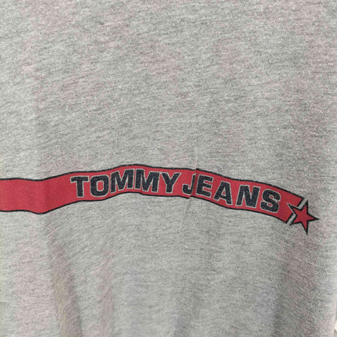 トミージーンズ tommy jeans 90-00S スター ライン S/S Vネック Tシャツ メンズ import:M