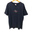 トミージーンズ tommy jeans 90-00S HILFIGER DENIM アウトライン エンブレム ロゴ プリント S/S Tシャツ メンズ import:M