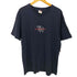 トミージーンズ tommy jeans 90-00S HILFIGER DENIM アウトライン エンブレム ロゴ プリント S/S Tシャツ メンズ import:M